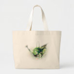 green watering can with bird tote bags