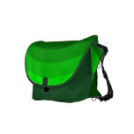 Green Wave Messenger Bag