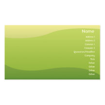 Green Waves - Business Business Card