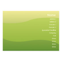 Green Waves - Chubyy Business Cards