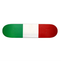 Green White Red Skateboard