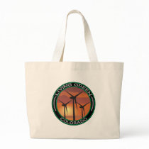 Green Wind Colorado Tote Bags