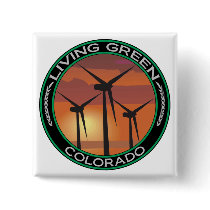 Green Wind Colorado Pin