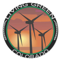 Green Wind Colorado Stickers