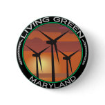 Green Wind Maryland buttons