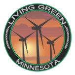 Green Wind Minnesota stickers