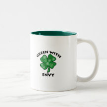 green with envy mug