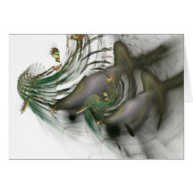 green wonderful greeting card