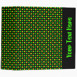 Green, Yellow and Black Digital Avery Binder