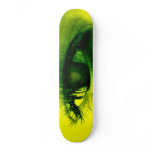 green/yellow eye skateboard decks
