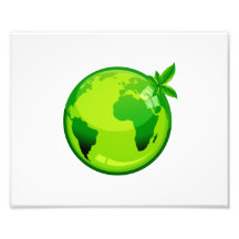 green yellow globe  reflective earth design.png photo