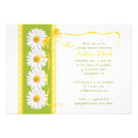 Green Yellow Shasta Daisy Bridal Shower Invitation