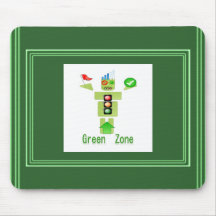 GREEN Zone Mousepads