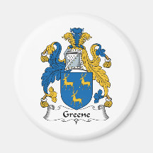 Greene Family Crest Fridge Magnet