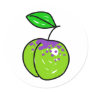 Greengage Plum Round Stickers