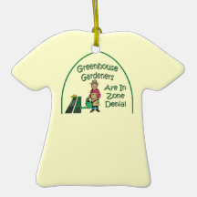 Greenhouse Gardeners Are In Zone Denial Christmas Tree Ornaments