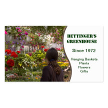 Greenhouse Nursery Business Card Templates