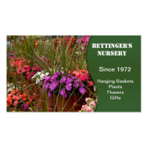 Greenhouse Nursery Business Cards
