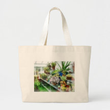 Greenhouse With Cactus Canvas Bag