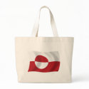 Greenland Flag Tote Bag