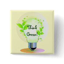 GreenLight, ThinkGreen! Pinback Button