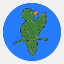 greenparrot round stickers