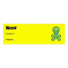 greenskull, Name, Contact 1, Website Business Card