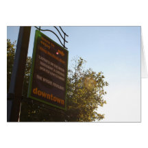 Greenville Downtown Fading Sun Card