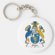 Greer Family Crest Keychains