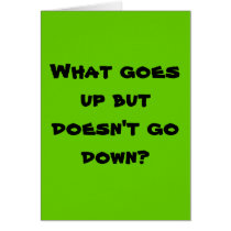 Greeting Card - Age Joke cards