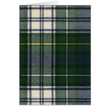Greeting Card Campbell Dress Modern Tartan Print