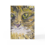 Greeting Card - Cat Art - Lady