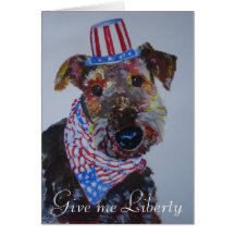 Greeting Card:  "Freedom is Precious"