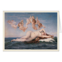 Greeting Card with Alexandre Cabanel Painting
