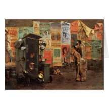 Greeting Card With Louis R. C. Belleuse Painting