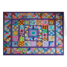 Greeting Card with Photo of Handmade Quilt