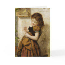 Greeting Card With Sophie G. Anderson Painting