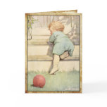 Greeting Card with Sweet Vintage Baby Illustration