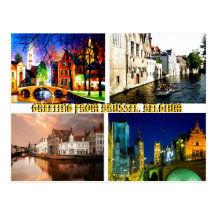 GREETING FROM BRUSSEL BELGIUM BYMojisola A Gbadamo Wenskaarten