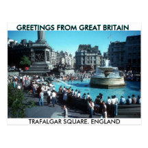 greeting from the Britain Post Card