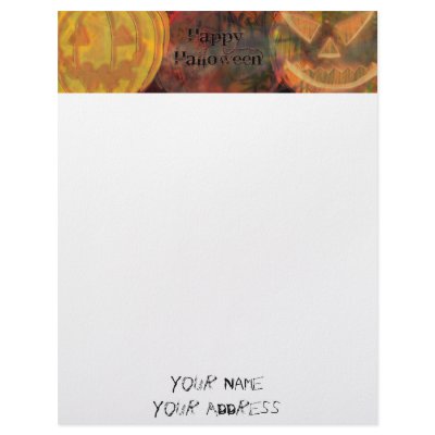 Greeting Pumpkins Letterhead Design by Killlashandra