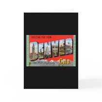 Greeting You from Denver Colordao Greeting Cards