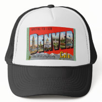 Greeting You from Denver Colordao Mesh Hat