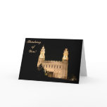 GreetingCard-Manti Temple at Night