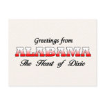 Greetings from Alabama Postcard