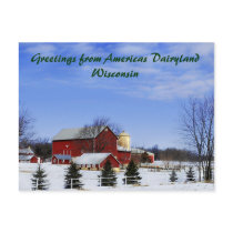 Greetings from Americas Dairyland... Postcards