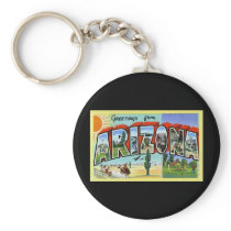 Greetings from Arizona Key Chain