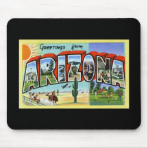 Greetings from Arizona Mousepad