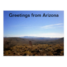 Greetings from Arizona Postcard