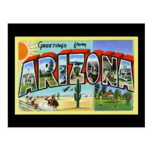 Greetings from Arizona Postcards